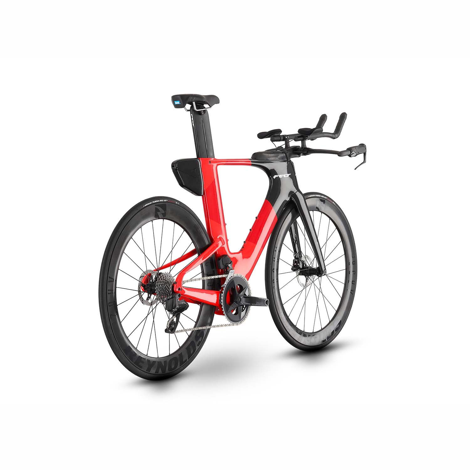 Felt IAx Advanced Rival Etap AXS, Time Trail Bike, Gloss Hibiscus Red, BixbyBicycles.com