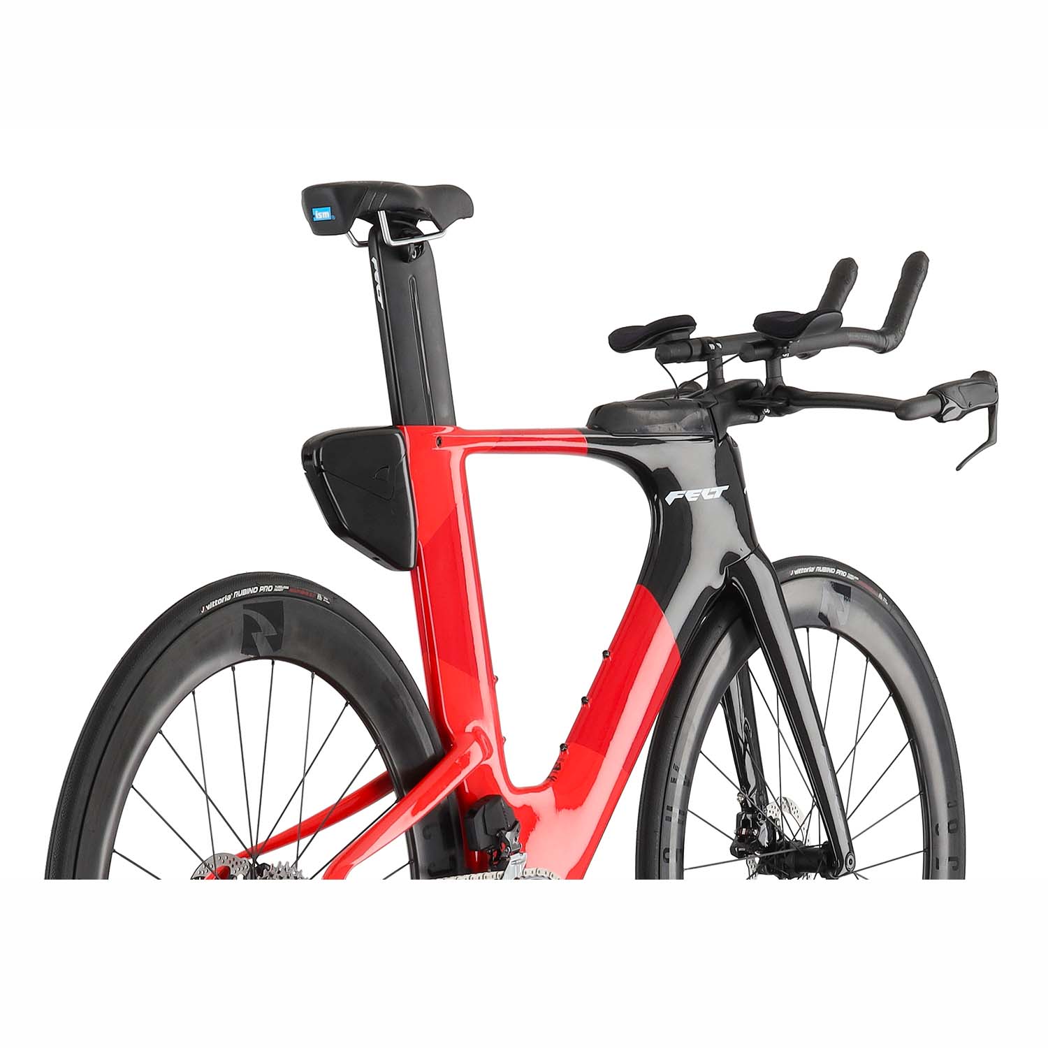 Felt IAx Advanced Rival Etap AXS, Time Trail Bike, Gloss Hibiscus Red, BixbyBicycles.com