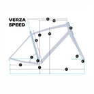 Felt Verza Speed 40 Shimano Altus, Disc Road Bike, Geometry, bixbybicycles.com