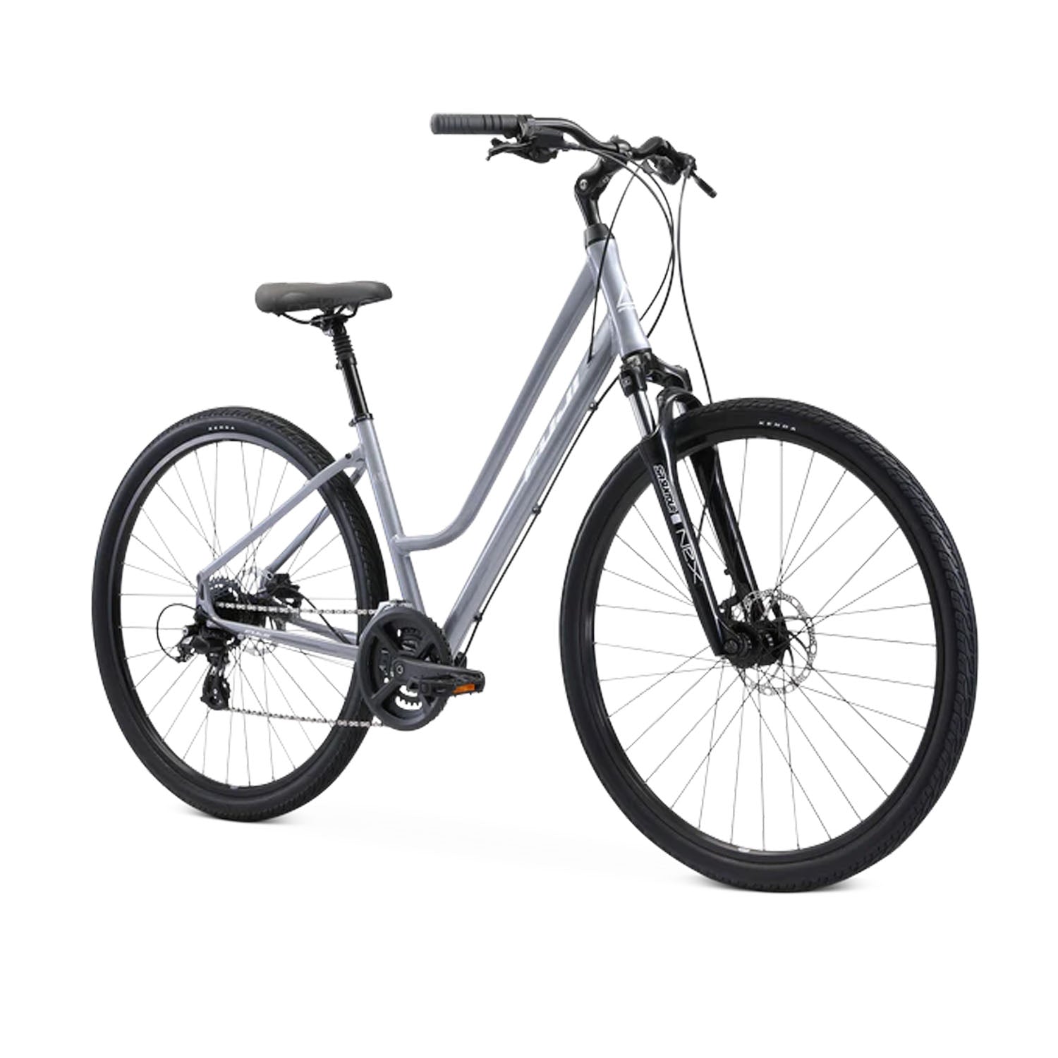 Fuji Crosstown 1.3 2021, Silver - Medium, Large, bixbybicycles.com
