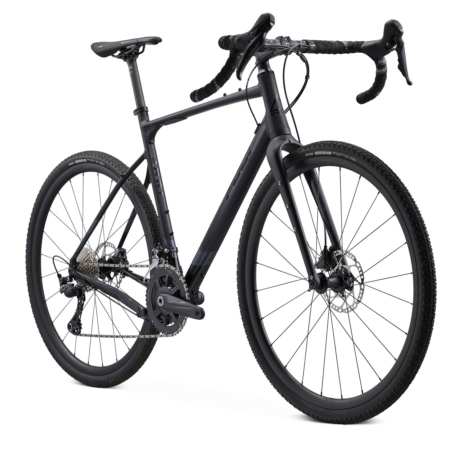 Fuji Jari 1.1 Shimano 105 Gravel Bike, Black, bixbybicycles.com