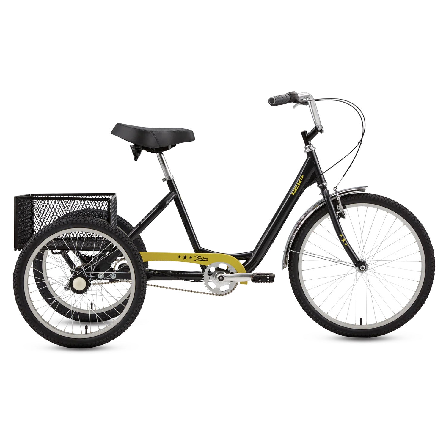 iZip Tristar Adult Trike, Black, bixbybicycles.com