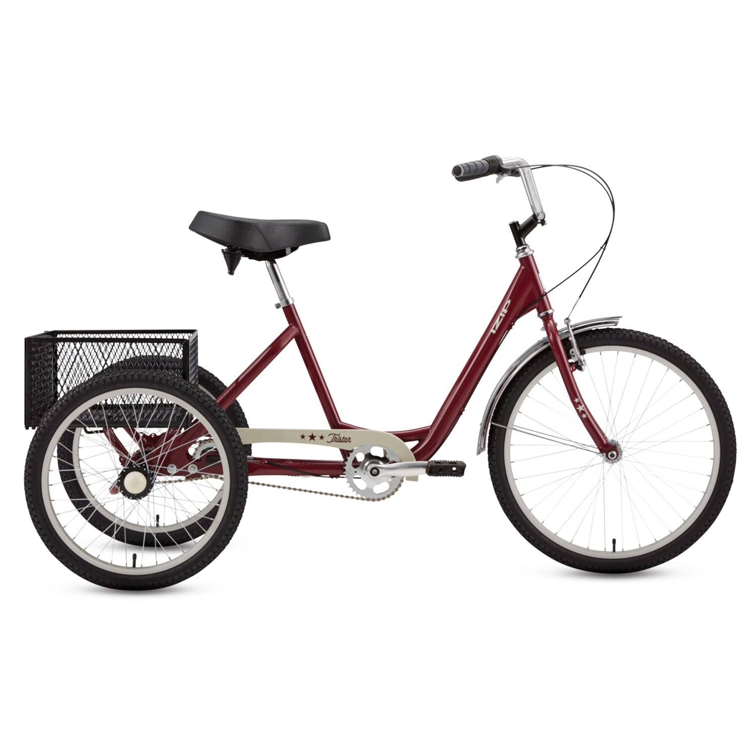 iZip Tristar Adult Trike, Red, bixbybicycles.com