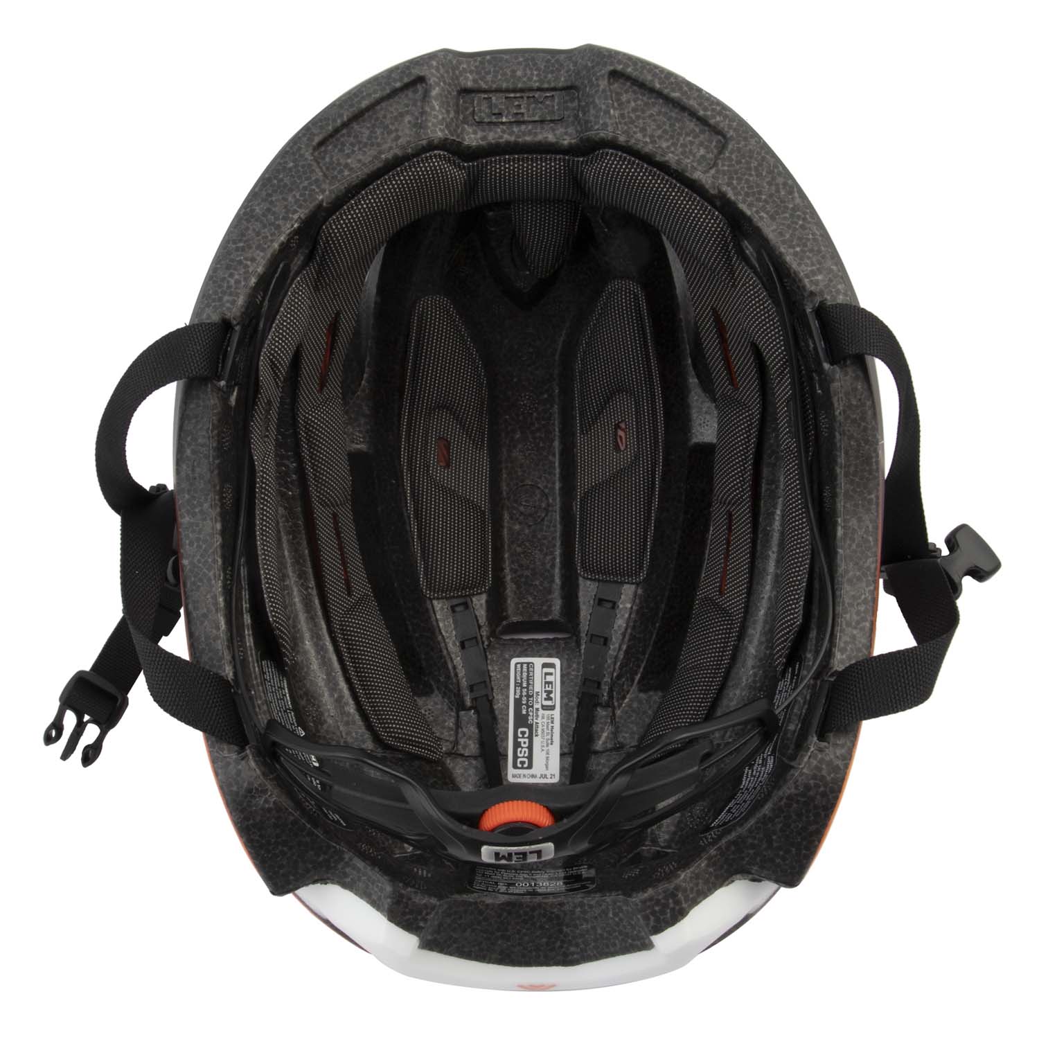 LEM Motiv™ Attack Helmet Team Rally Black to Reddish, Medium, bixbybicycles.com