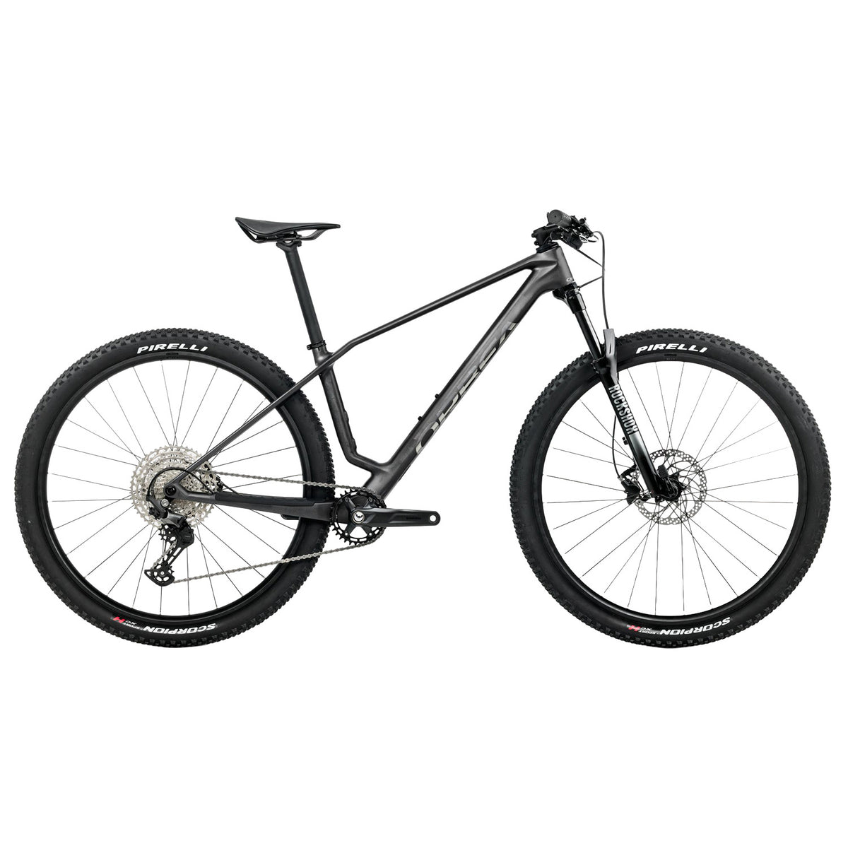 mountainbike silver Orbea Alma M50, 2026, Halo Silver / Shark Gray – Bixby Bicycles