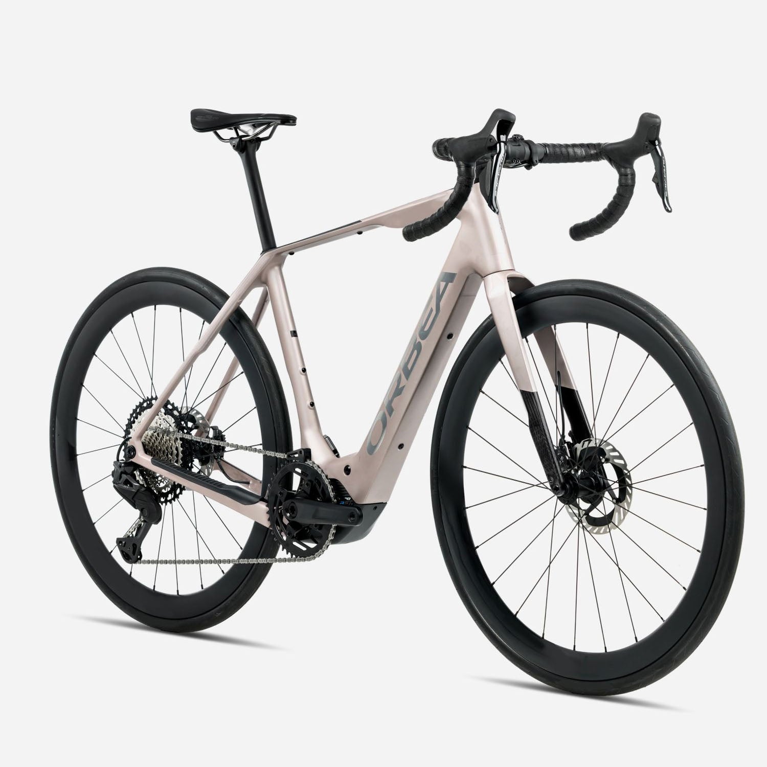 Orbea Denna M40, 28MPH eBike, Shimano, Nickel Matt, bixbybicycles.com