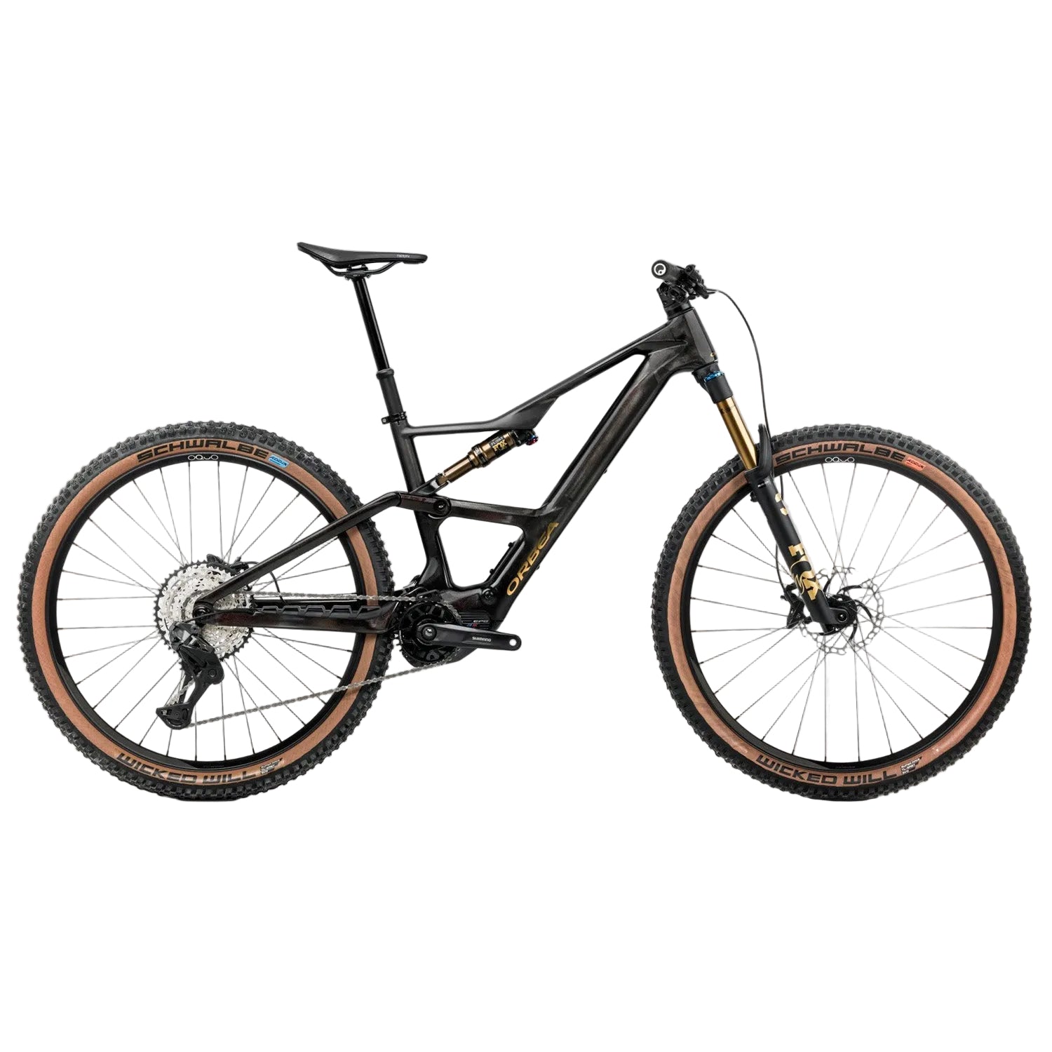 Orbea Rise M10, 630W, 20mph Black/Gold, bixbybicycles.com