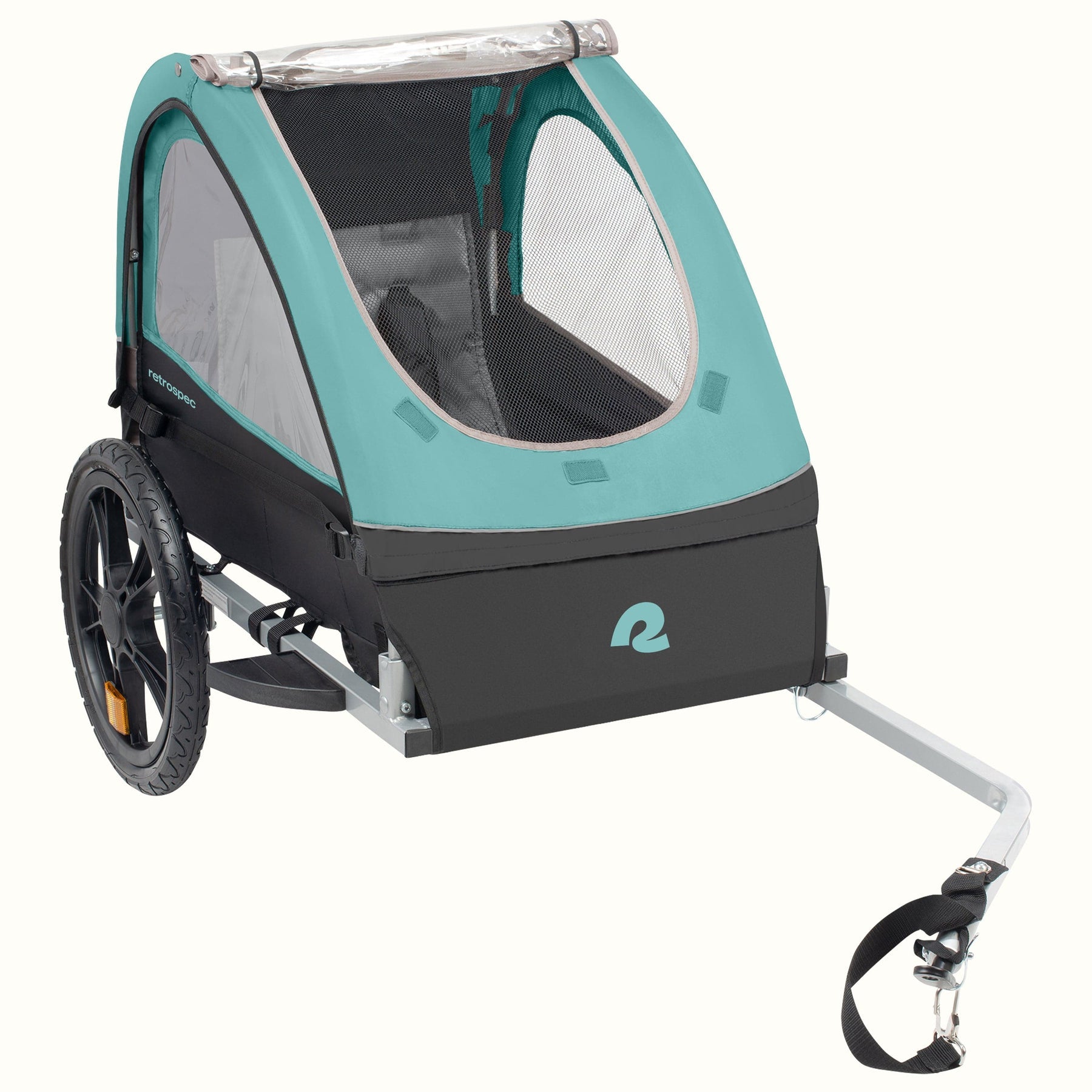 Retrospec Rover, 1 Passenger Trailer Black/Blue, bixbybicycles.com