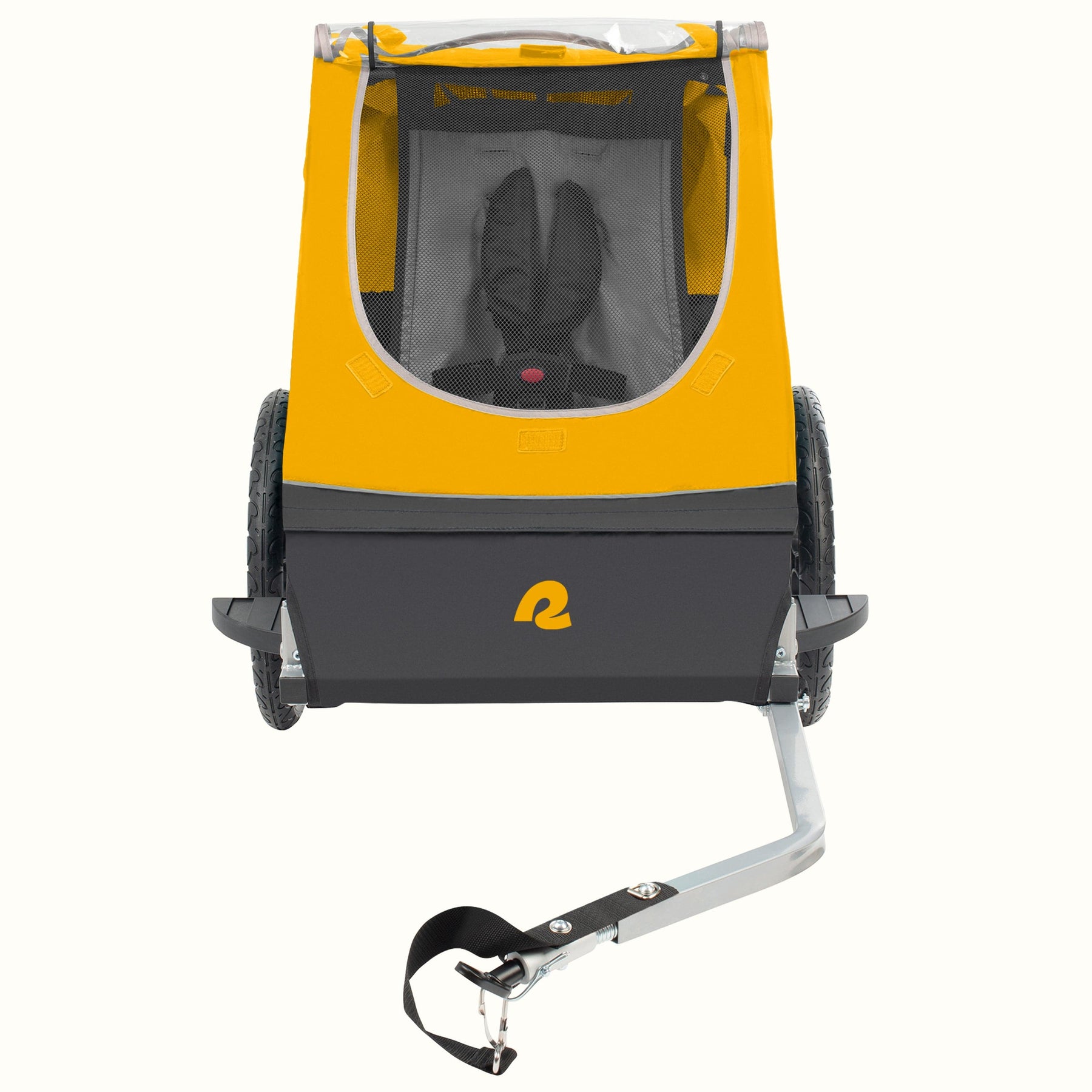 Retrospec Rover, 2 Passenger Trailer Yellow/Orange, bixbybicycles.com