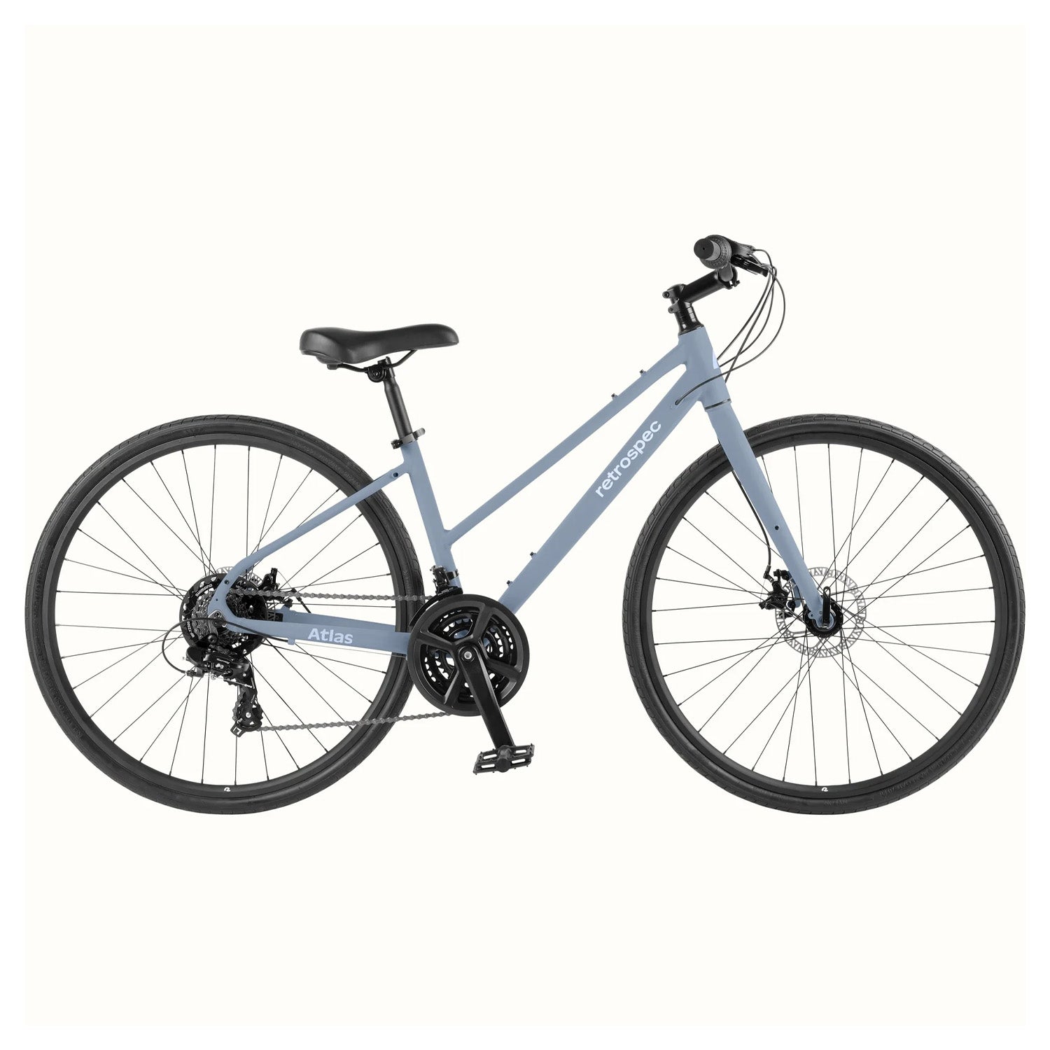 Retrospec Atlas, 21 Speed Step-Thru, Small 15 inch, Olympic Blue, Bixbybicycles.com