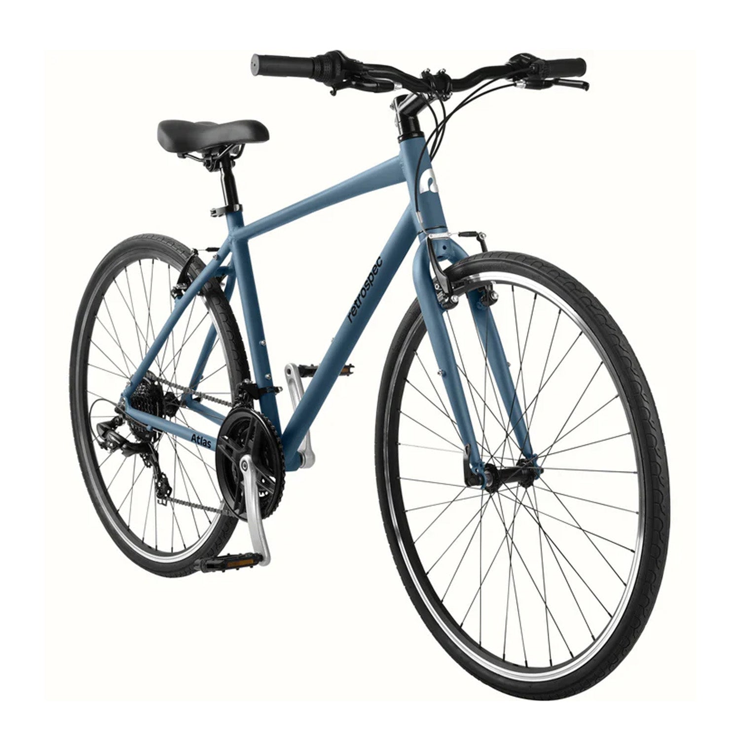 Retrospec Atlas, 21 Speed Mens, Matte Superior Blue, Bixbybicycles.com