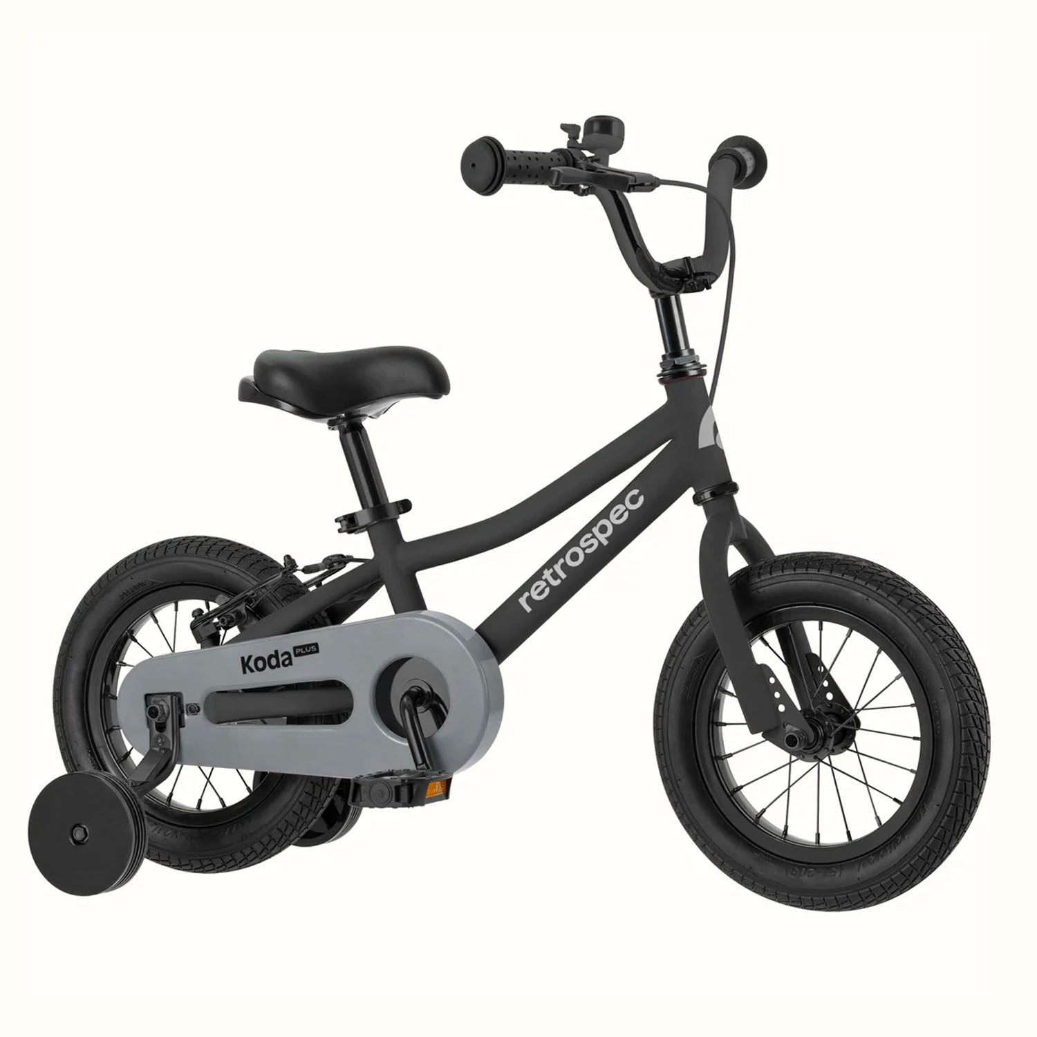 Retrospec Koda Plus 12" Kids Bike > 12" > Black Matte, Bixby Bicycles, bixbybicycyles.com