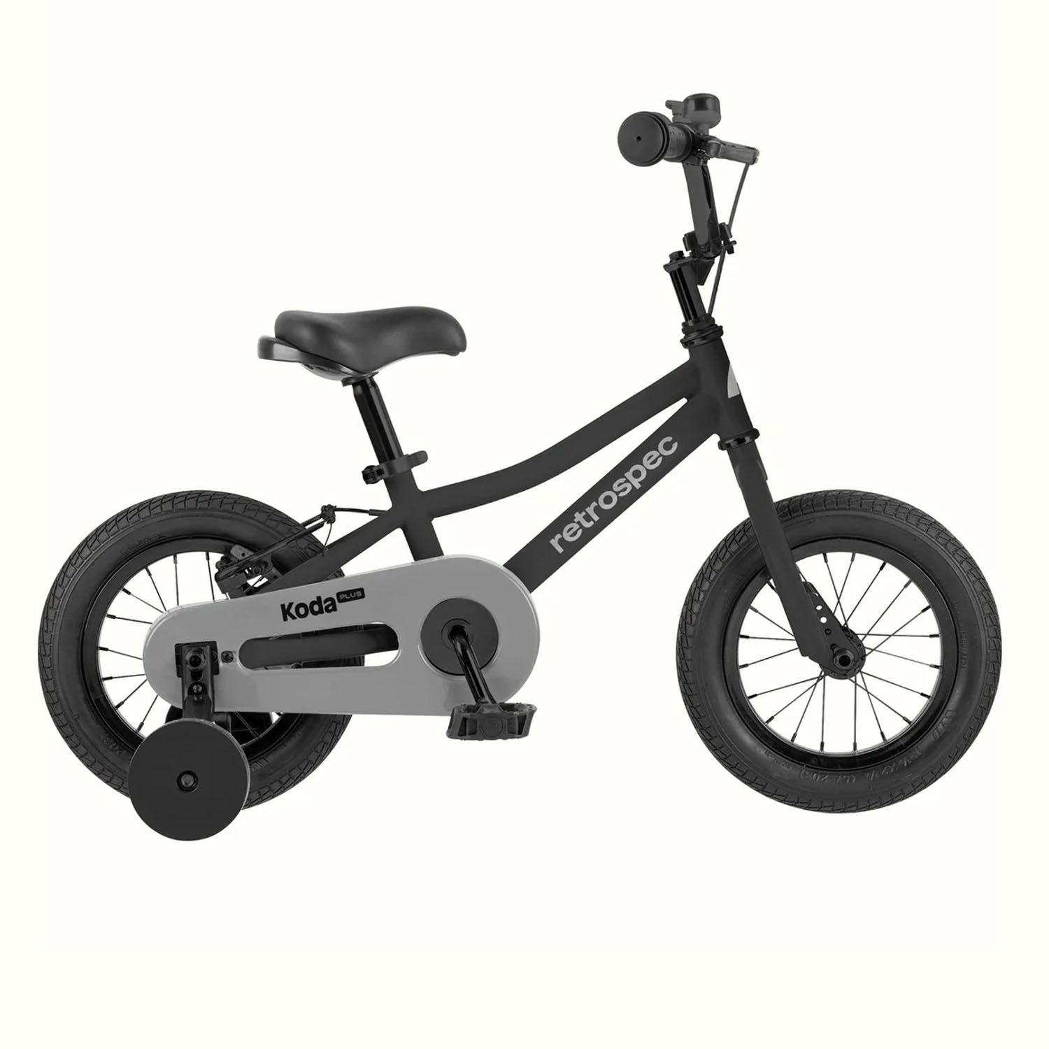 Retrospec Koda Plus 12" Kids Bike > 12" > Black Matte, Bixby Bicycles, bixbybicycyles.com