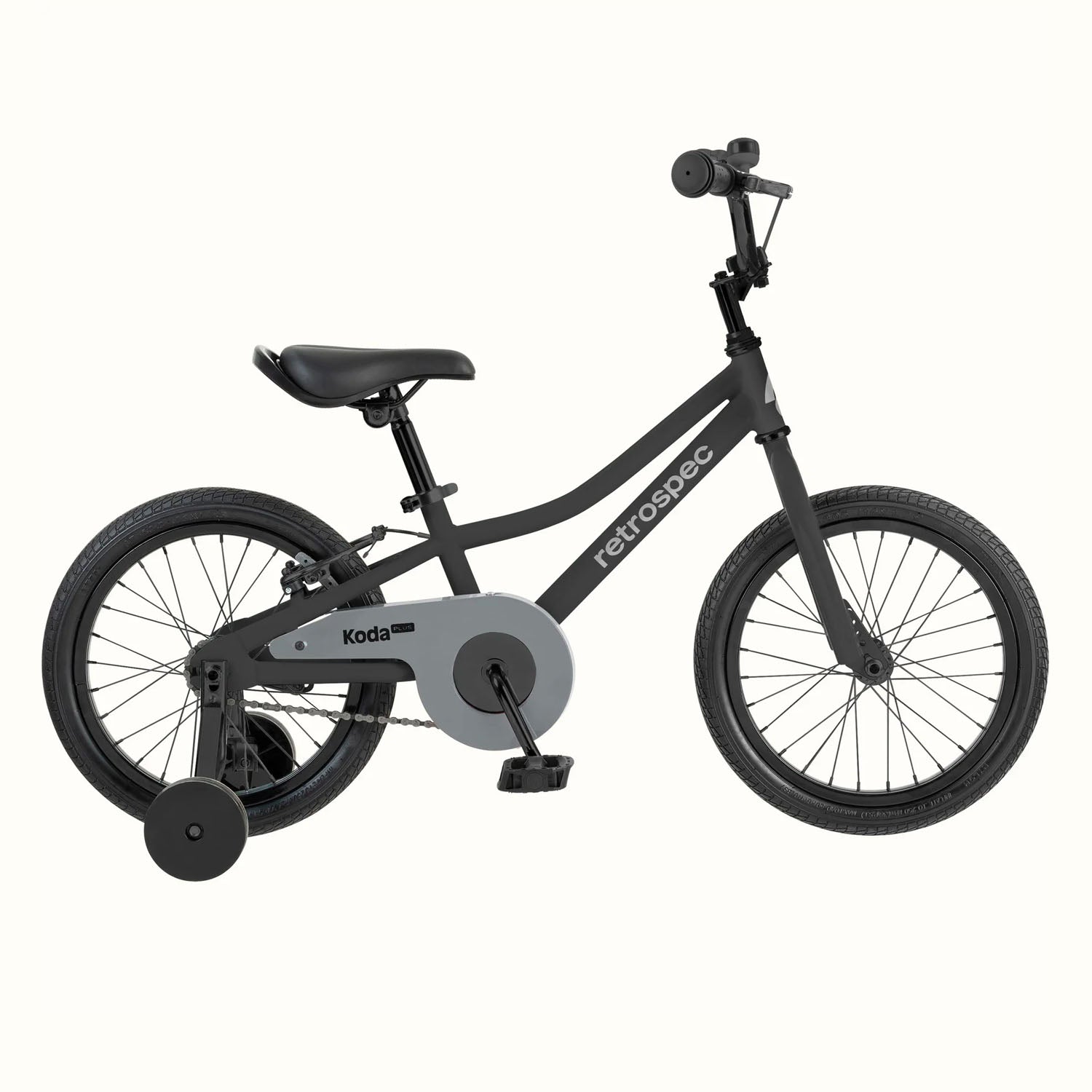 Retrospec Koda Plus 16 Kids Bike > 16" > Black Matte 5475, Bixby Bicycles, bixbybicycles.com
