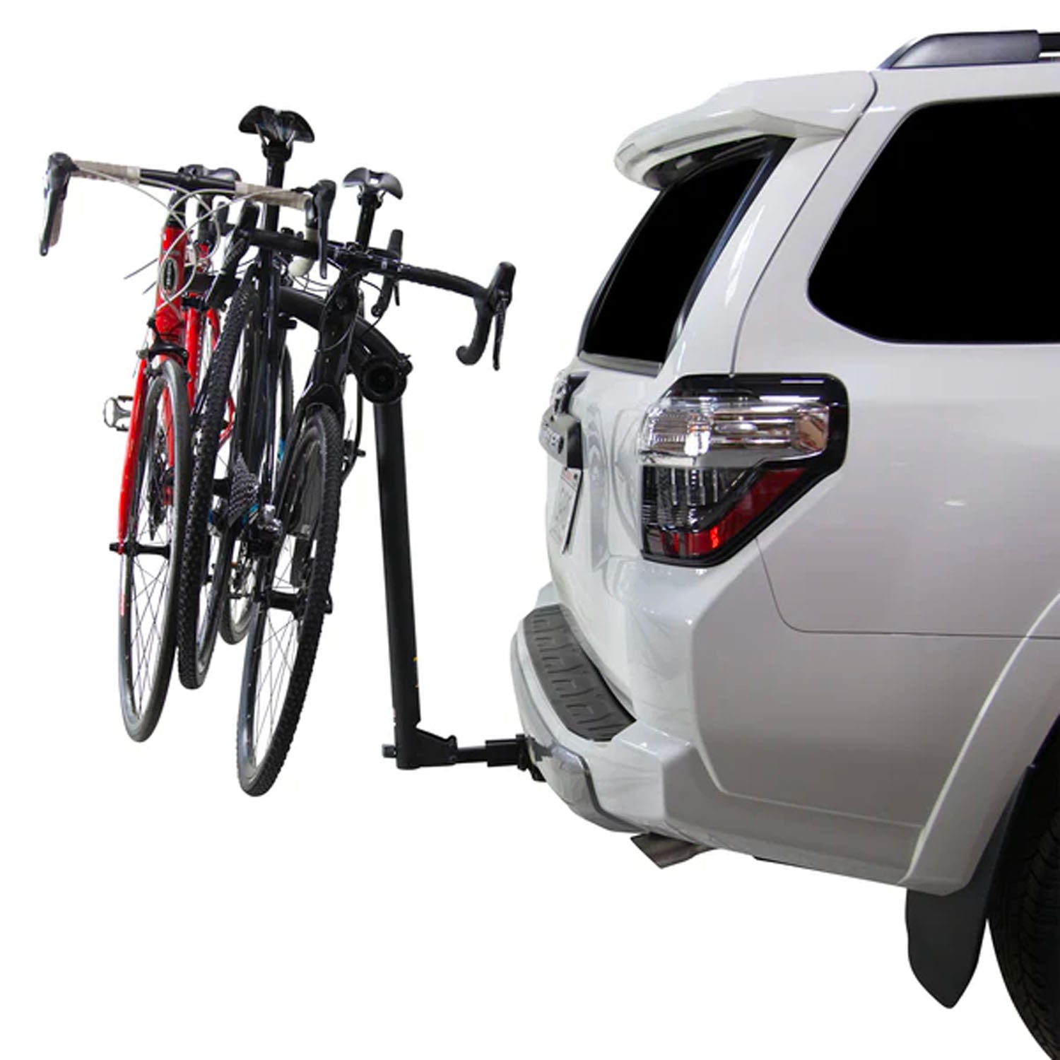Saris Bones 3 Bike Hitch Rack with fold design and tilt, #883, bixbybicycles.com