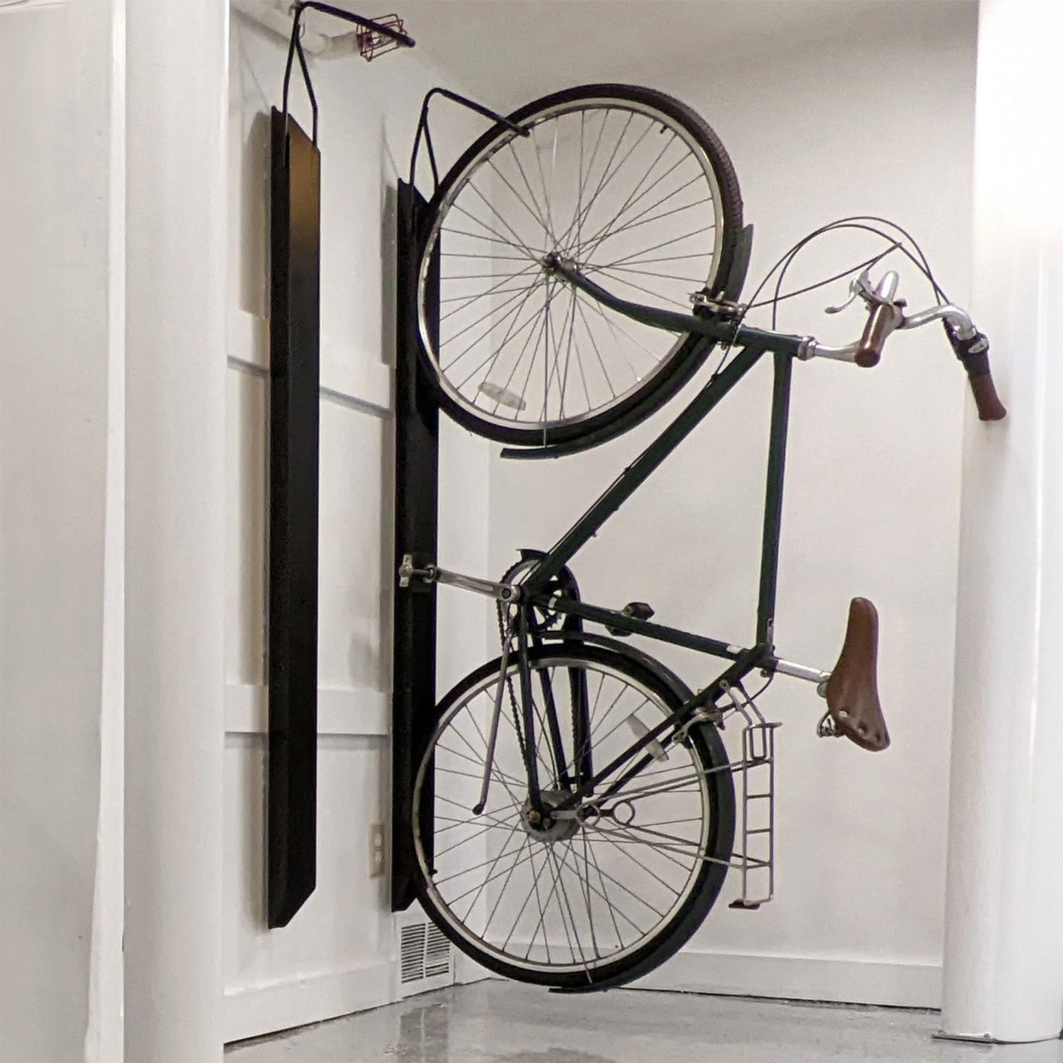 Saris Trac Vertical Bike Storage, Universal Wall Mount, bixbybicycles.com