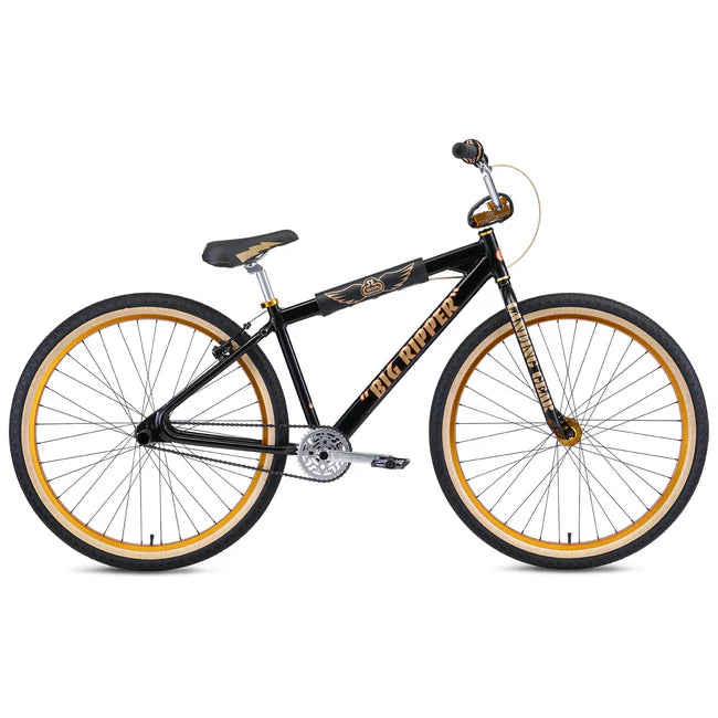 SE Big Ripper 29" BMX 2025, Classic Black, bixbybicycles.com