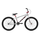 SE Bikes So Cal Flyer 24" BMX, Iced Out Silver side, bixbybicycles.com