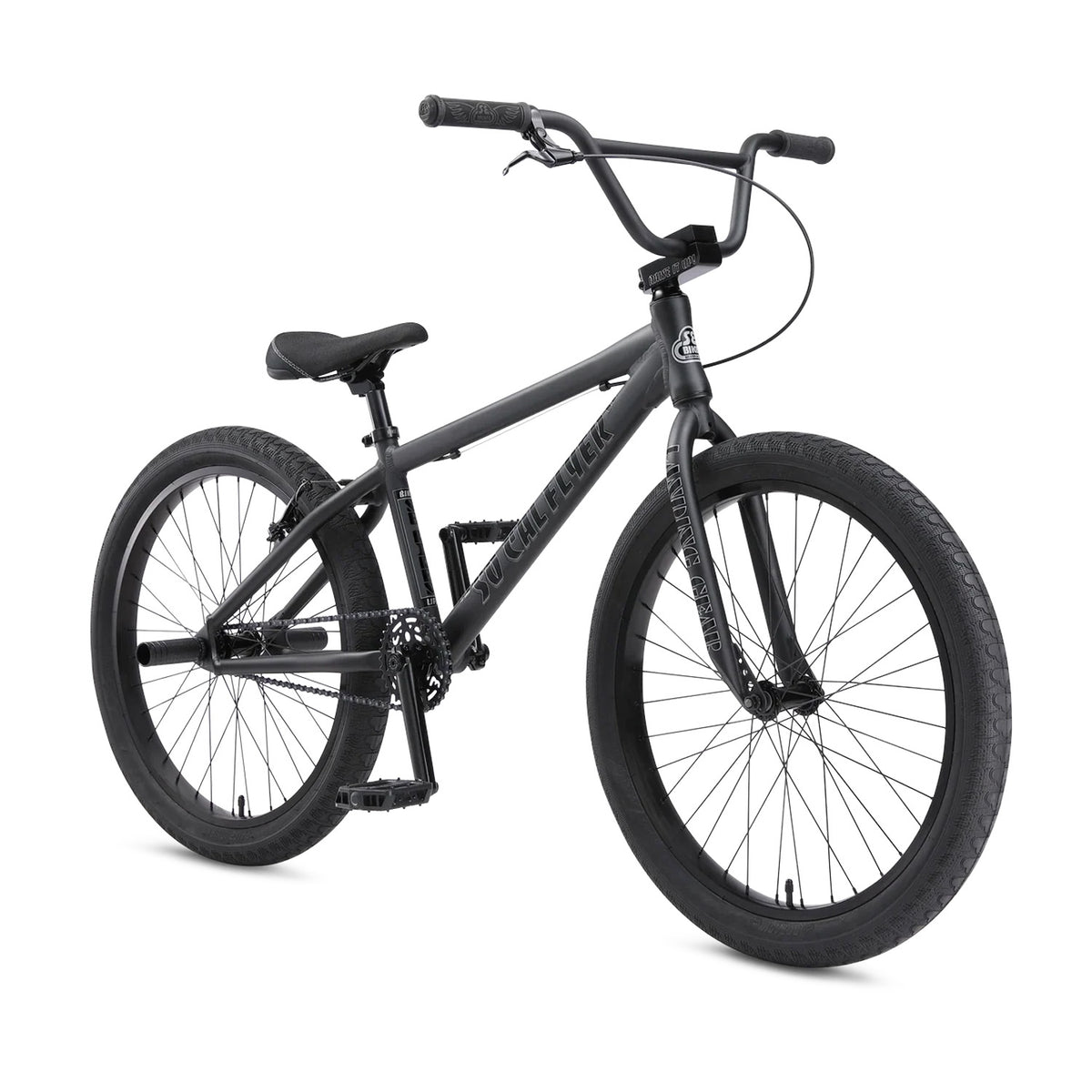 SE So Cal Flyer 24" BMX 2026, Matte Black, bixbybicycles.com