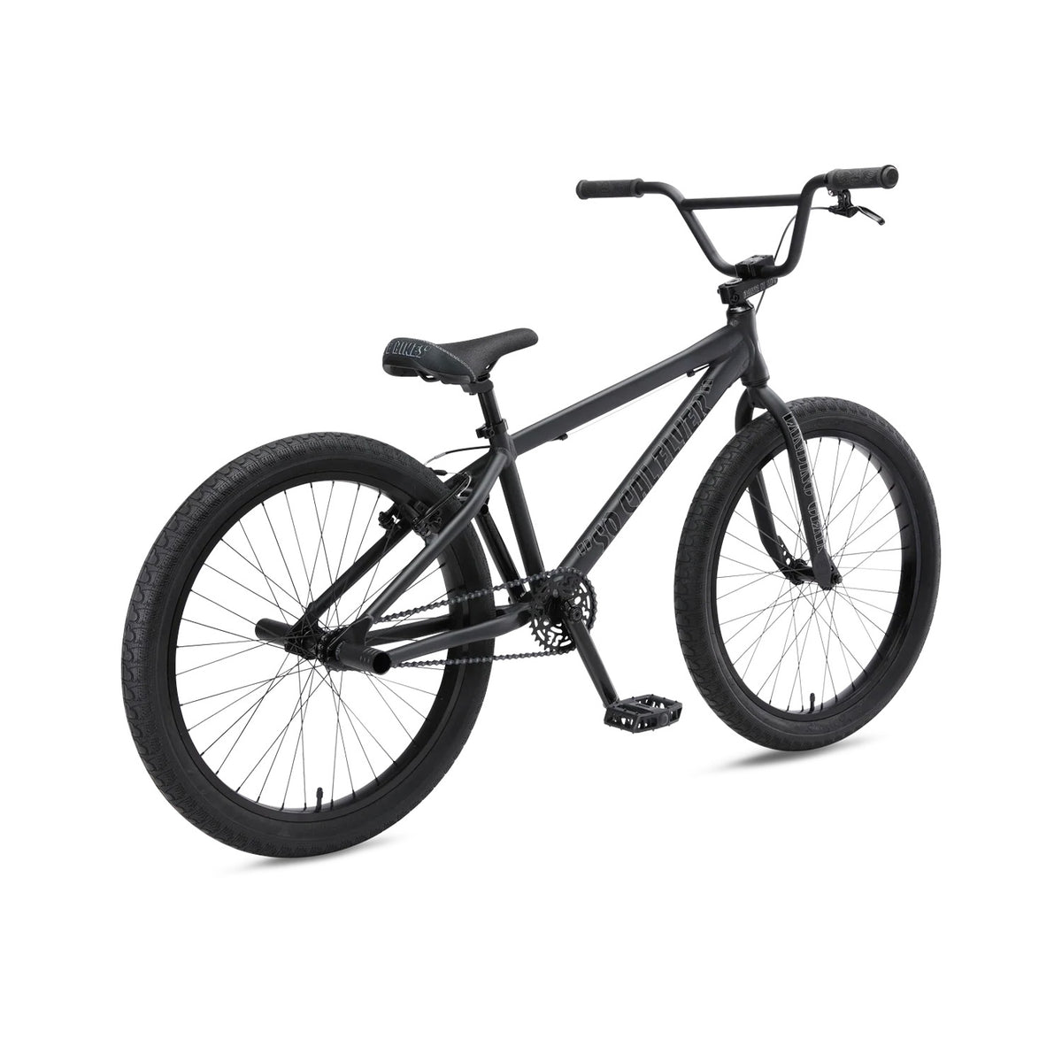 SE So Cal Flyer 24" BMX 2026, Matte Black, bixbybicycles.com