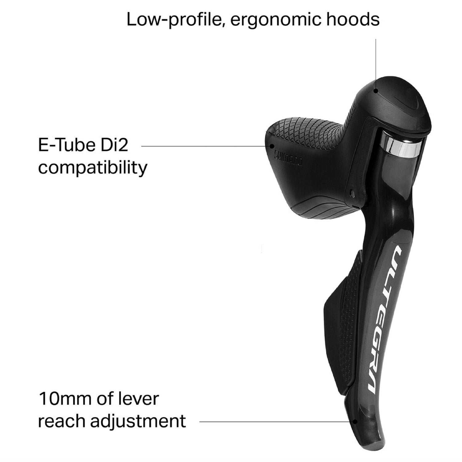 Shimano Ultegra Di2 Pre-Owned, Shifter Set - Pair, 8050, Bixbybicycles.com