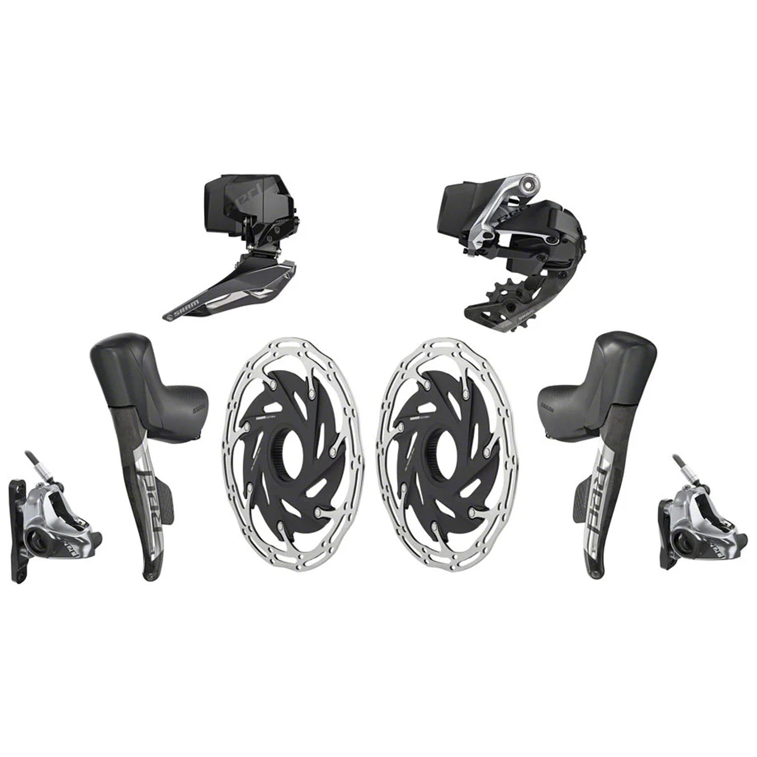 SRAM Red eTap AXS 2X D1 Electronic HRD FM Group Set, bixbybicycles.com
