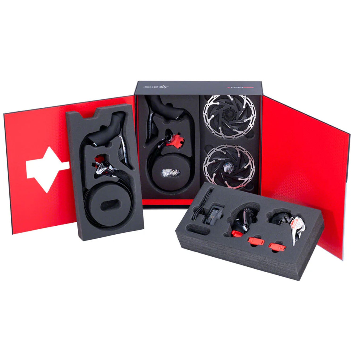 SRAM Red eTap AXS 2X D1 Electronic HRD FM Group Set, bixbybicycles.com