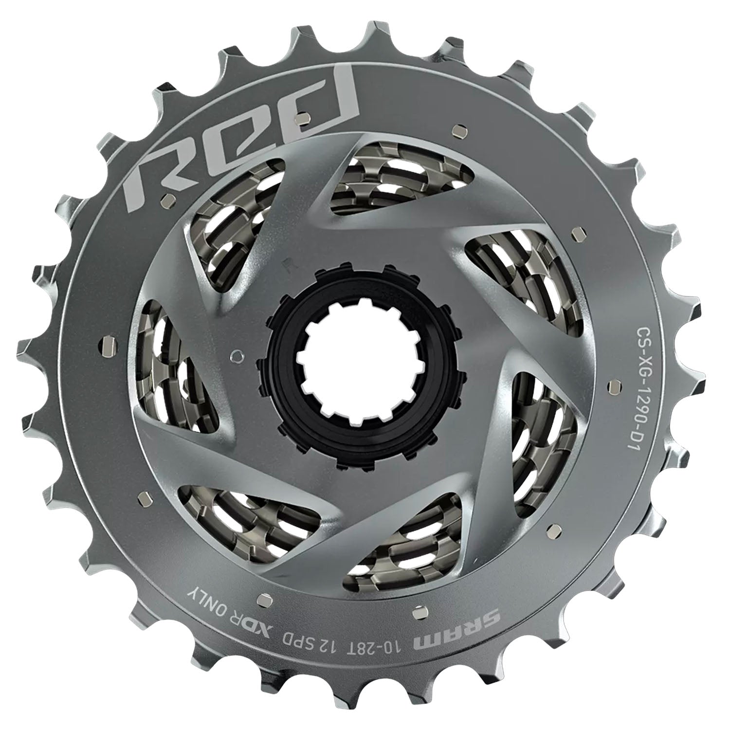 SRAM RED XG-1290 D1 Silver 12 Speed, 10-33 Tooth, Bixby Bicycles, Oklahoma