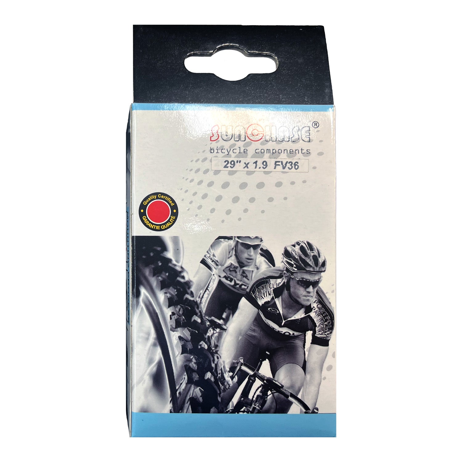 Sunchase (MTB) Inner Tubes 29" x 1.9 to 2.10 / 36 mm Presta Valve, BixbyBicycles.com