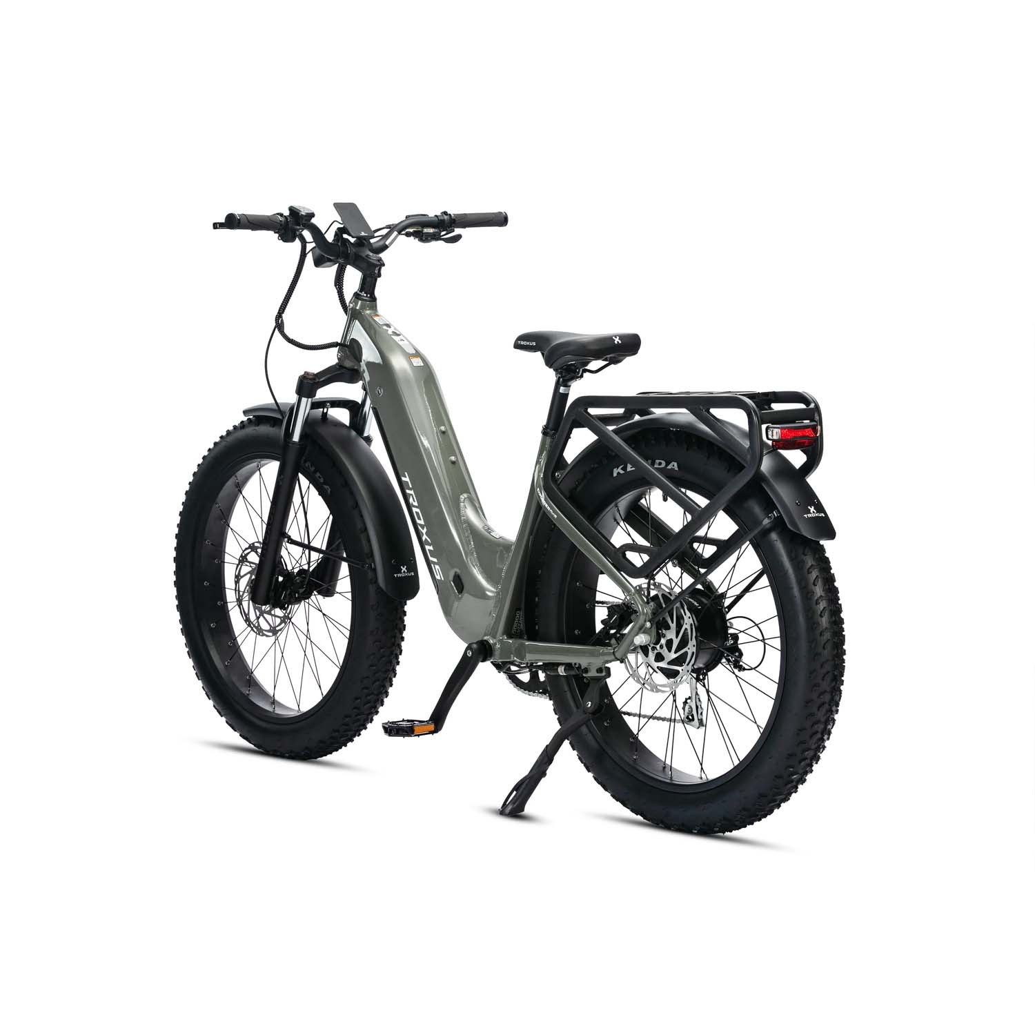 Troxus Explorer MIK Plus St 26" Fat Tire e-Bike, Matt Deep Moss, bixbybicycles.com