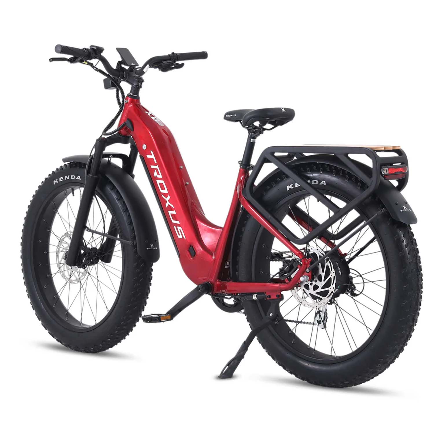 Troxus Explorer Plus EBIKE, 750 Watt, Red, bixbybicycles.com
