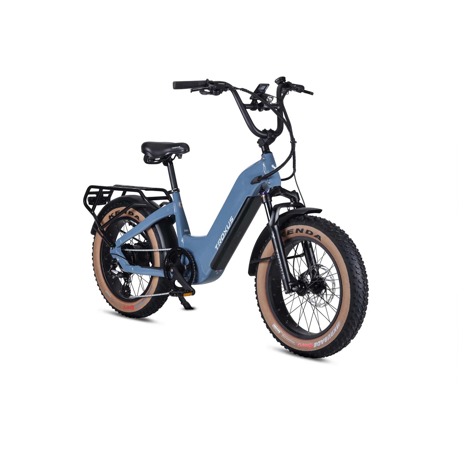 Troxus Lynx Plus 20, Non-folding e-bike, Cadet Blue, bixbybicycles.com