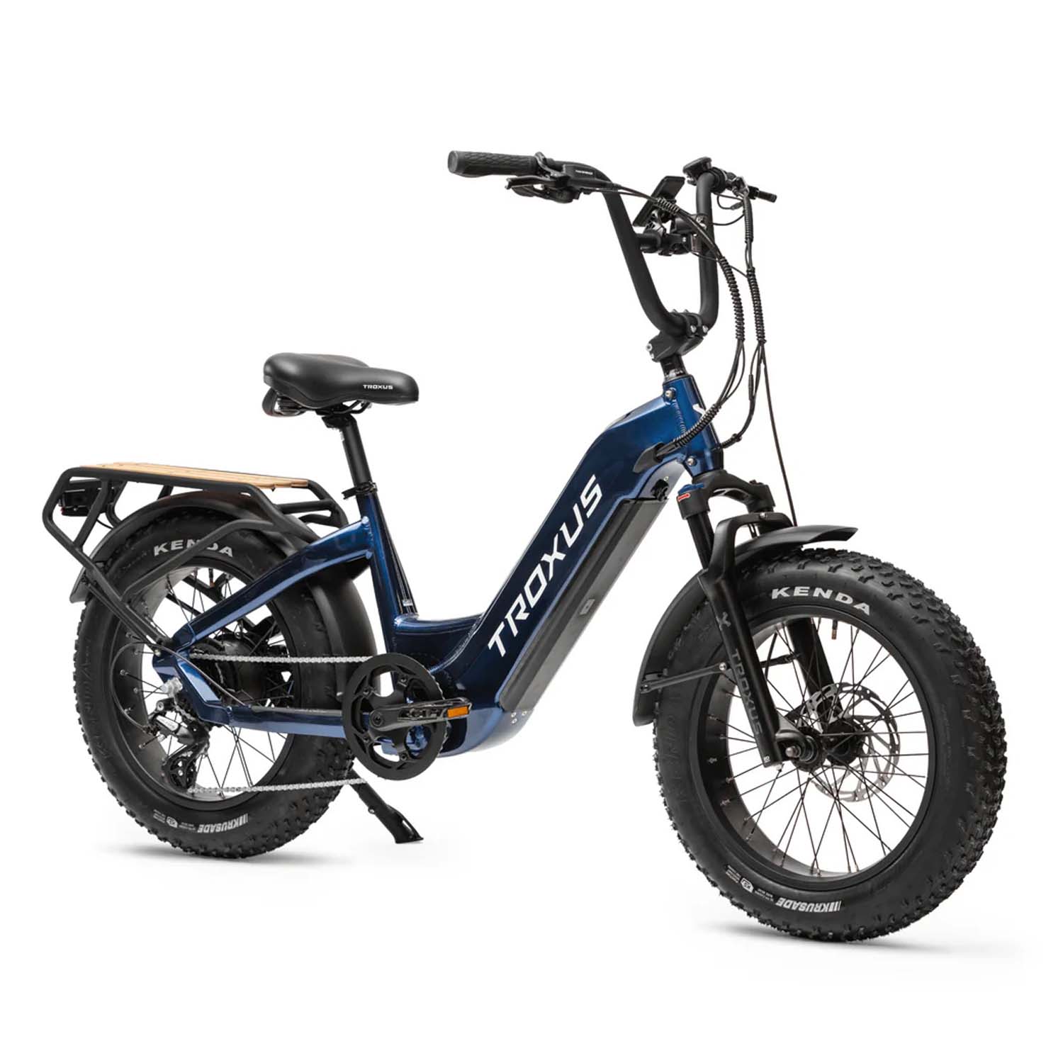 Troxus Lynx Plus, Non Folding, Blue, 750 Watts, Blue, bixbybicycles.com