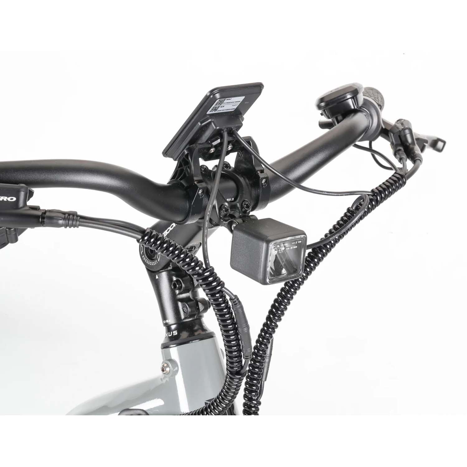 Troxus Trax Plus Step Thru 27.5" Tire eBike, 750 Watt , Grey, Medium, bixbybcycles.com