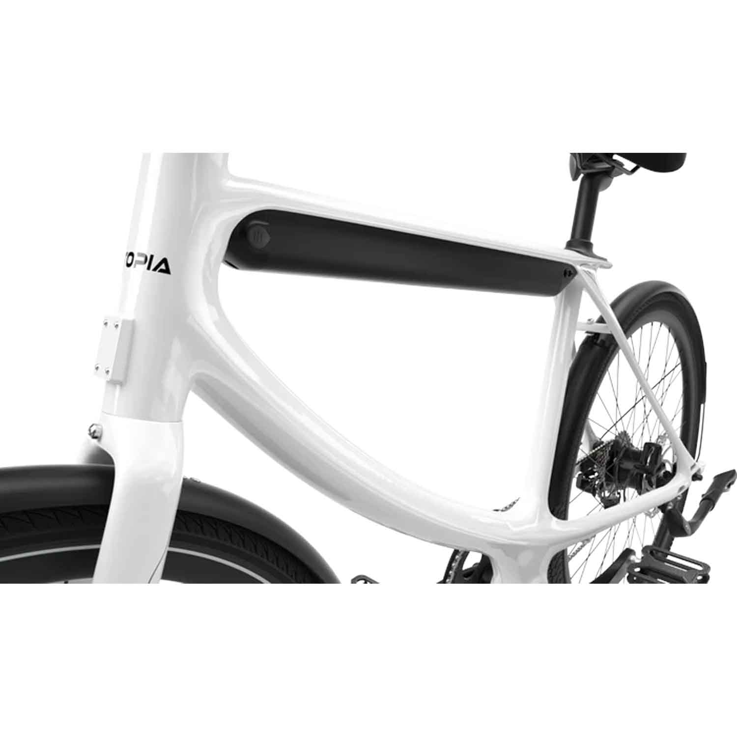 Urtopia Chord - high step, battery view, bixbybicycles.com