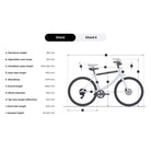Urtopia Chord - high step, size guide, bixbybicycles.com
