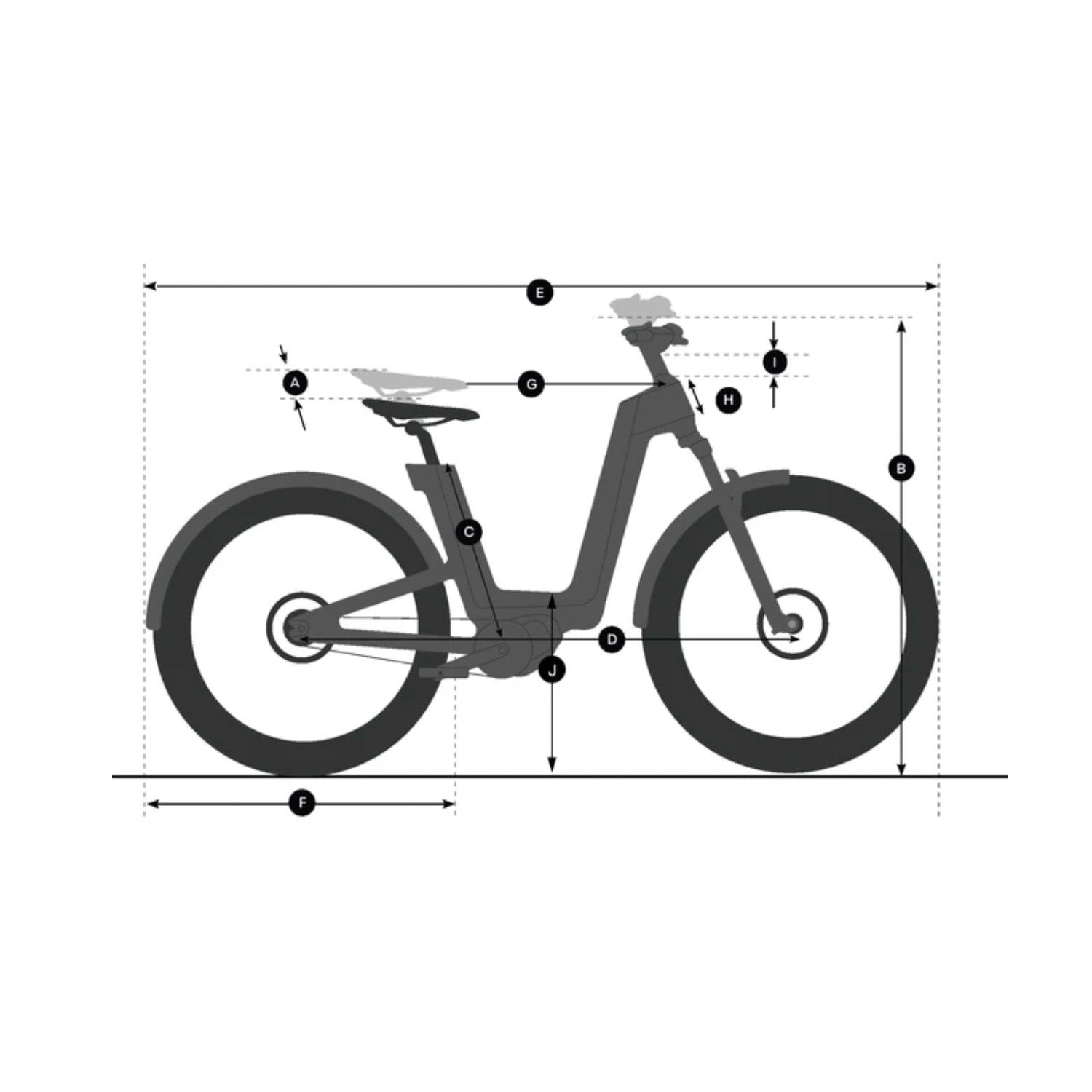 Urtopia Fusion GT Low Step, Geometry, bixbybicycles.com