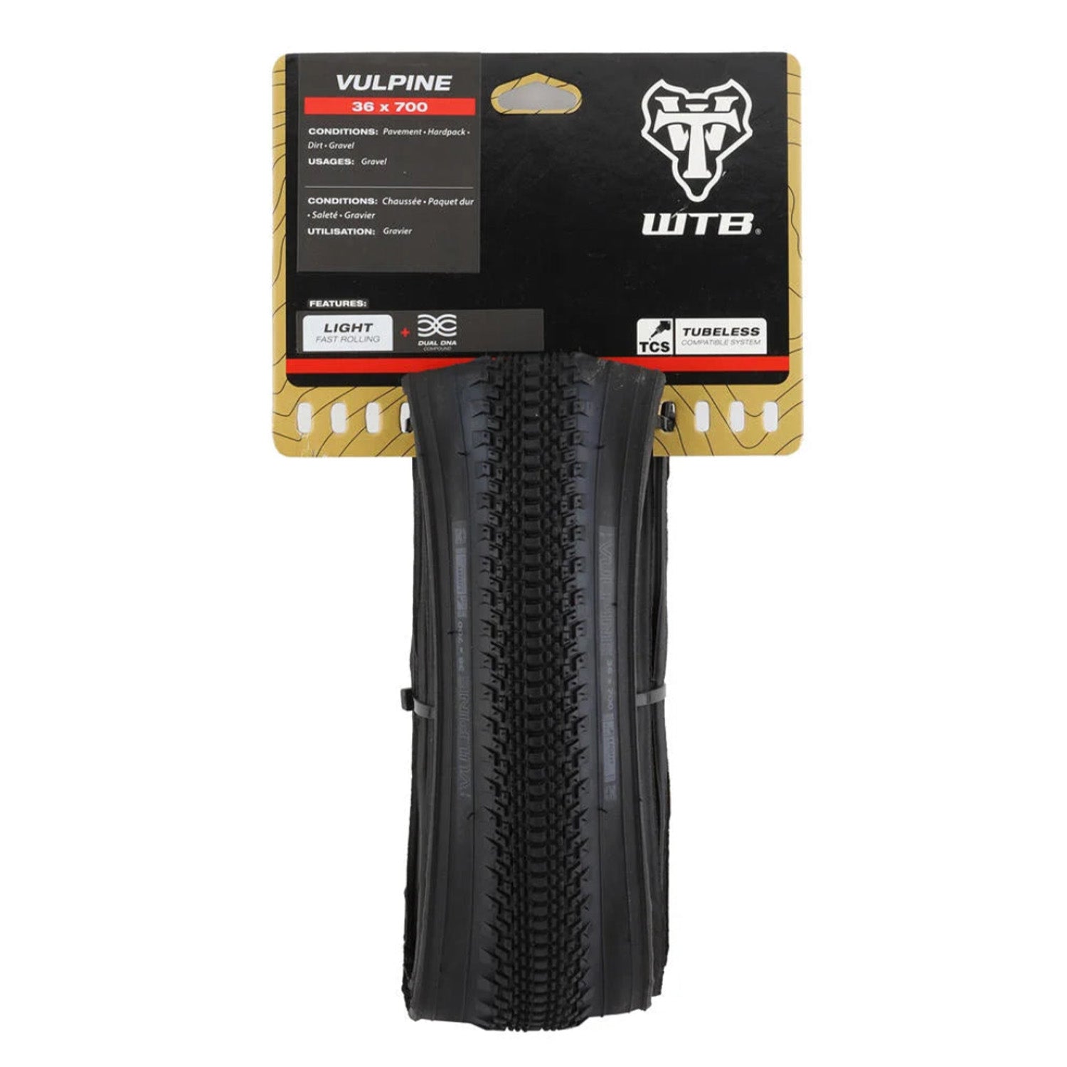 WTB Vulpine 700 x 36c Adventure/Gravel Tires - Tubeless Ready, bixbybicycles.com