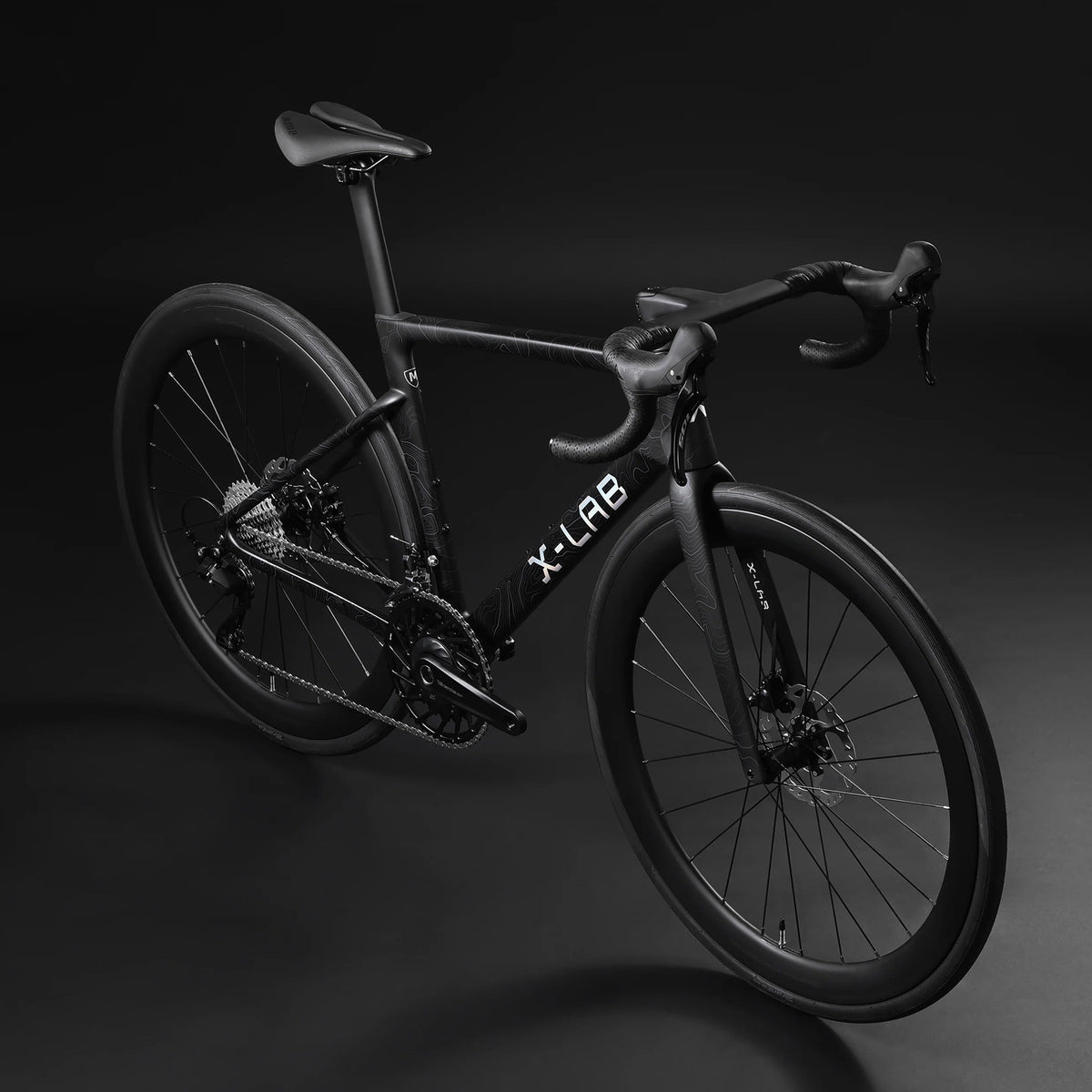 X-LAB RS7 Shimano 105 Di2 Road Bike, Black, bixbybicycles.com