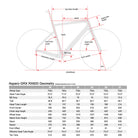 Cervélo Áspero GRX 600 2021 (Matte Black) geometry, in stock at Bixby Bicycles, Oklahoma