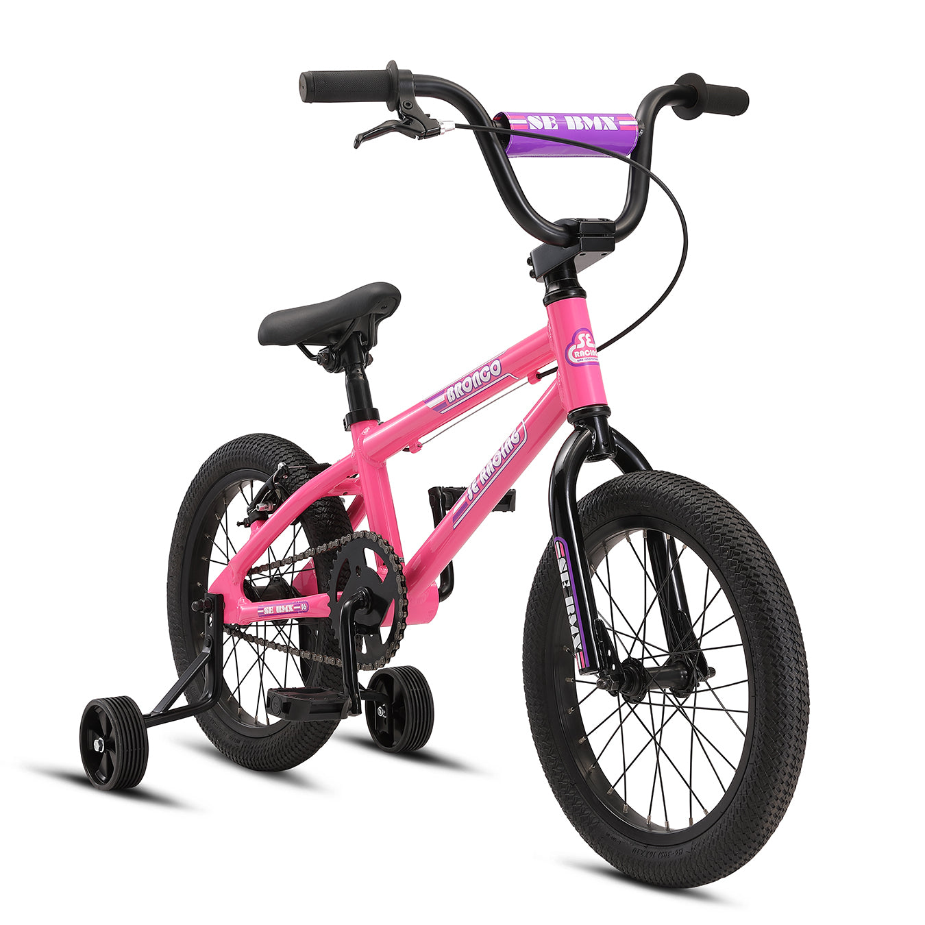 SE Bikes Children's Bronco Pink 16" Wheel 2021, Bixby Bicycles, Oklahoma