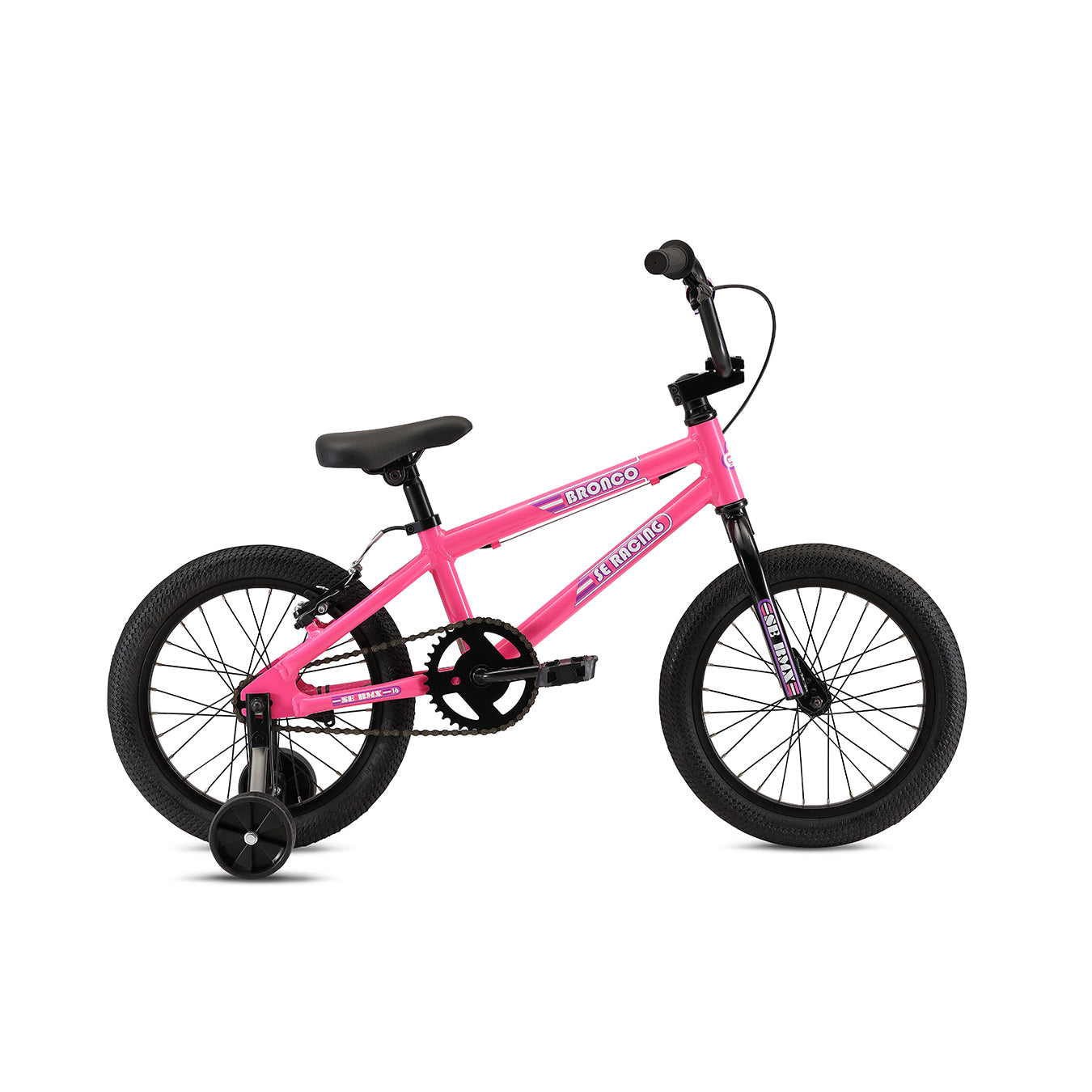 SE Bikes Children's Bronco Pink 16" Wheel 2021, Bixby Bicycles, Oklahoma