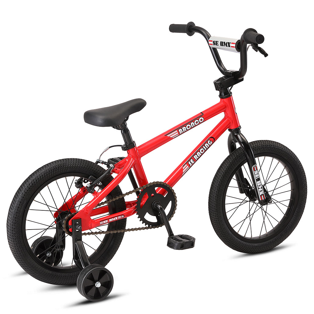 SE Bikes Children's Bronco Red 16" Wheel 2021, Bixby Bicycles, Oklahoma