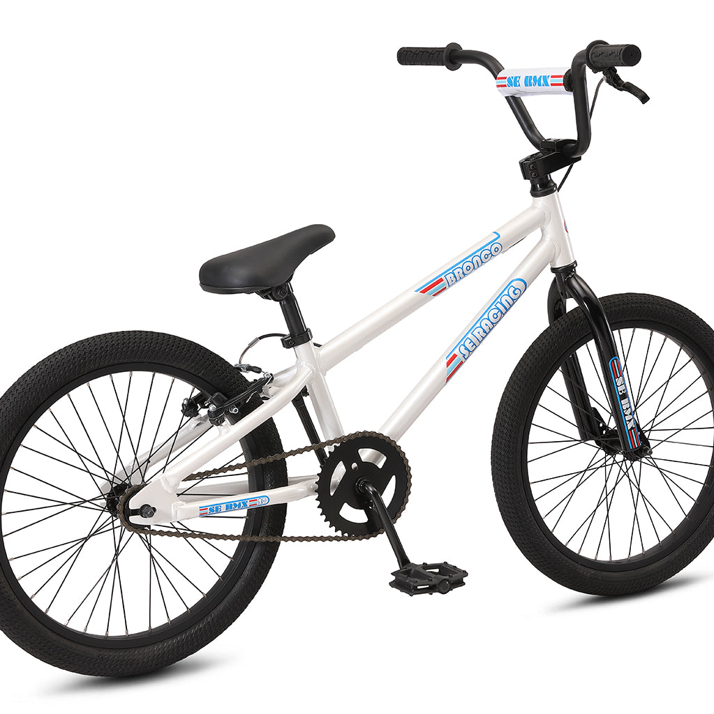 SE Bikes Children's Bronco White 20" Wheel 2021, Bixby Bicycles, Oklahoma