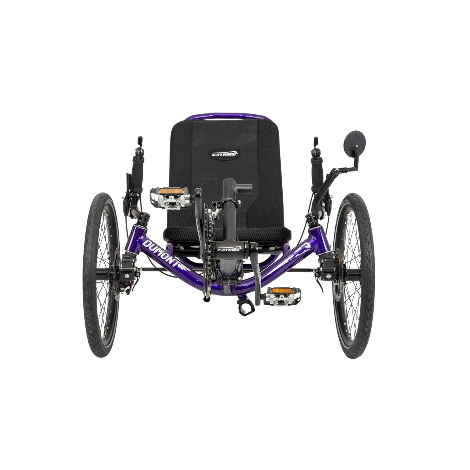 Catrike Dumont Trike Candy Purple front, Bixby Bicycles, Oklahoma