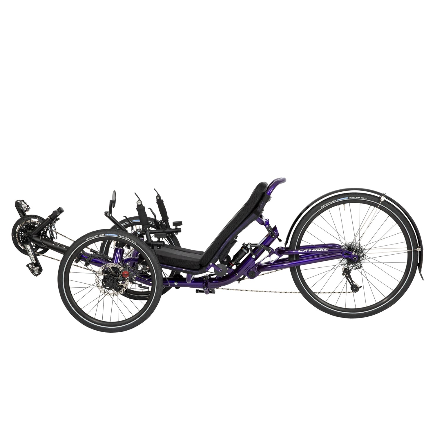 Catrike Dumont Trike Candy Purple side, Bixby Bicycles, Oklahoma