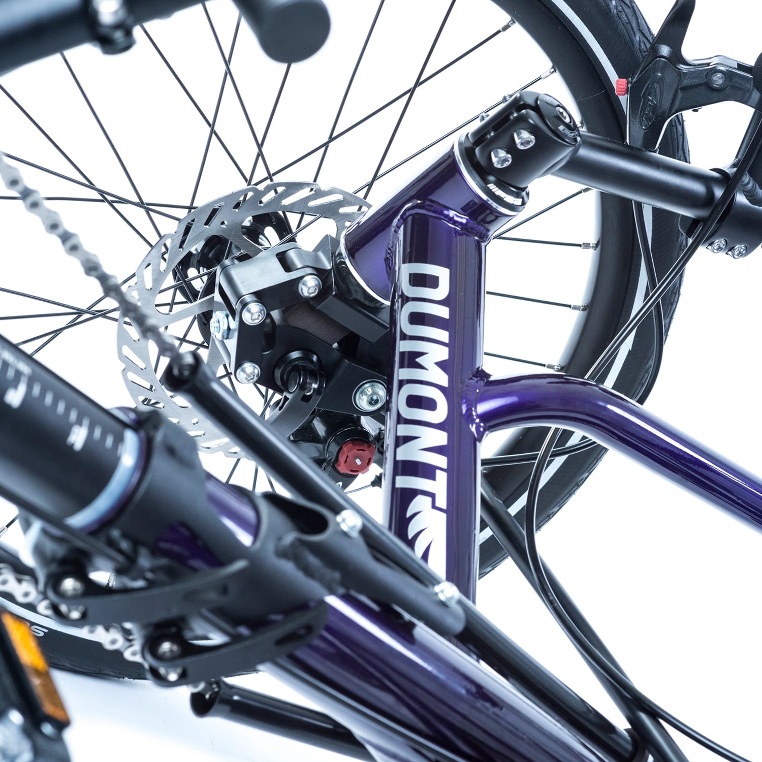 Catrike Dumont Trike Candy Purple close up, Bixby Bicycles, Oklahoma