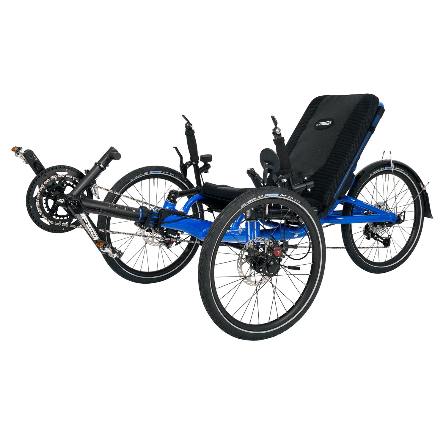 Catrike Villager Trike 2018 Electric Blue side view, Bixby Bicycles, Oklahoma