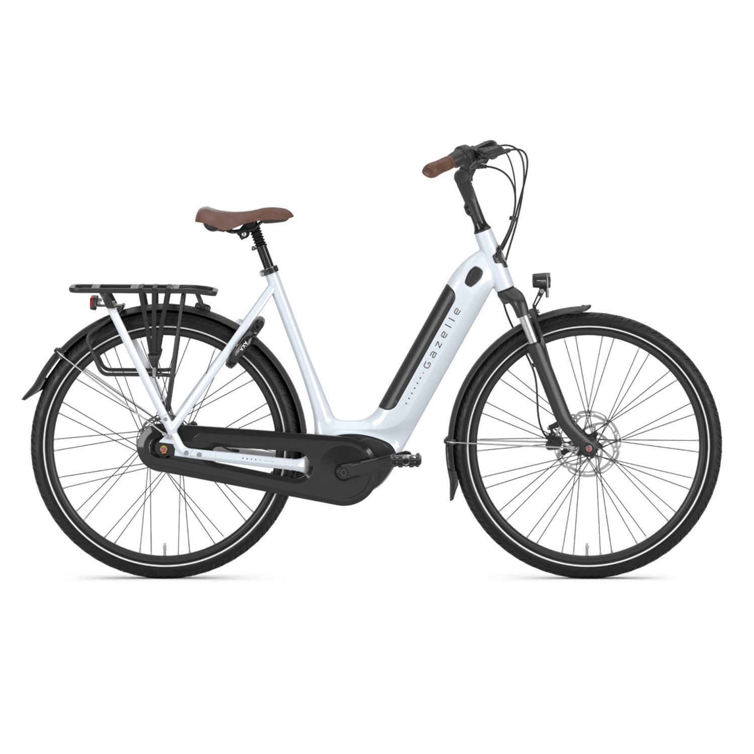 Gazelle Arroyo C7 HMB Elite E-Bike Frozen White, Bixby Bicycles, Oklahoma