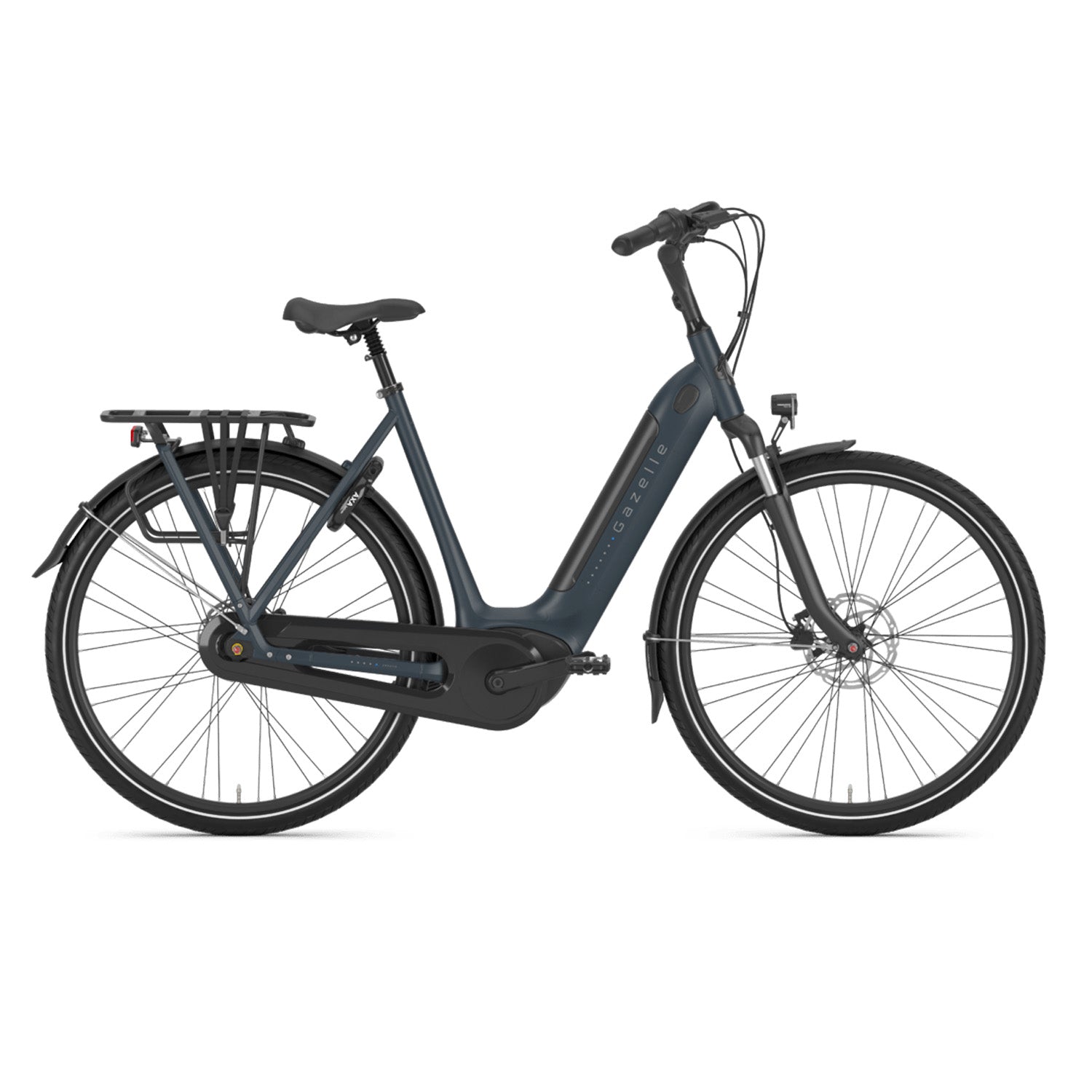 Gazelle Arroyo C7 HMB Elite E-Bike Saturn Blue, Bixby Bicycles, Oklahoma